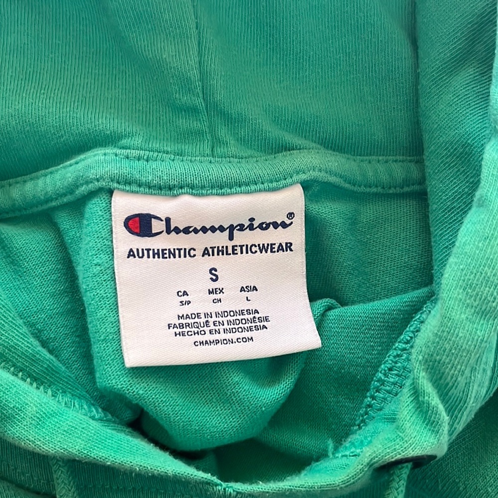Champion men’s hoodie green